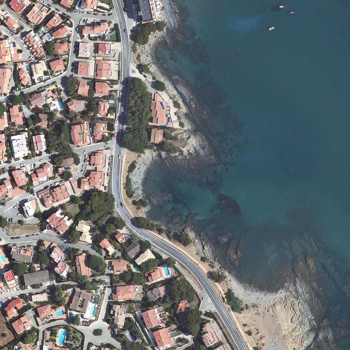 Aerial map of Cala De L'Alguer