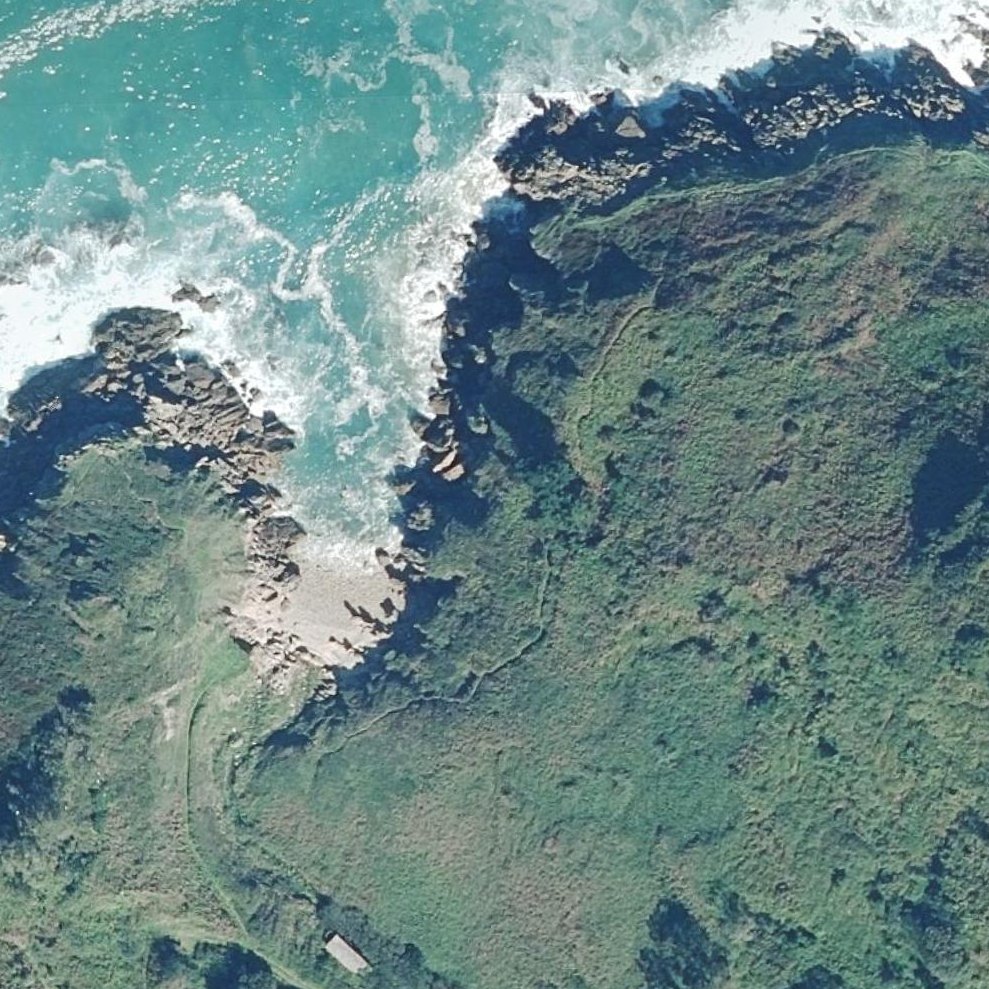 Aerial map of Cala de la Huelga
