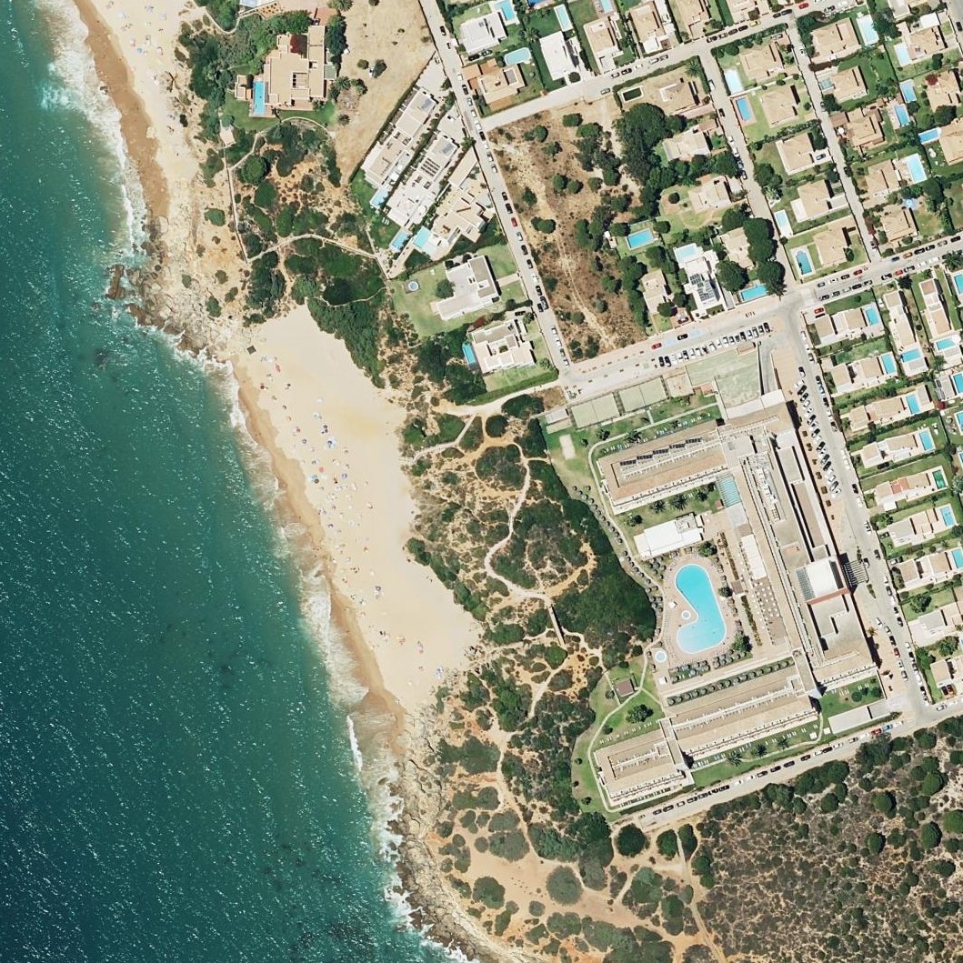 Aerial map of Cala de Roche