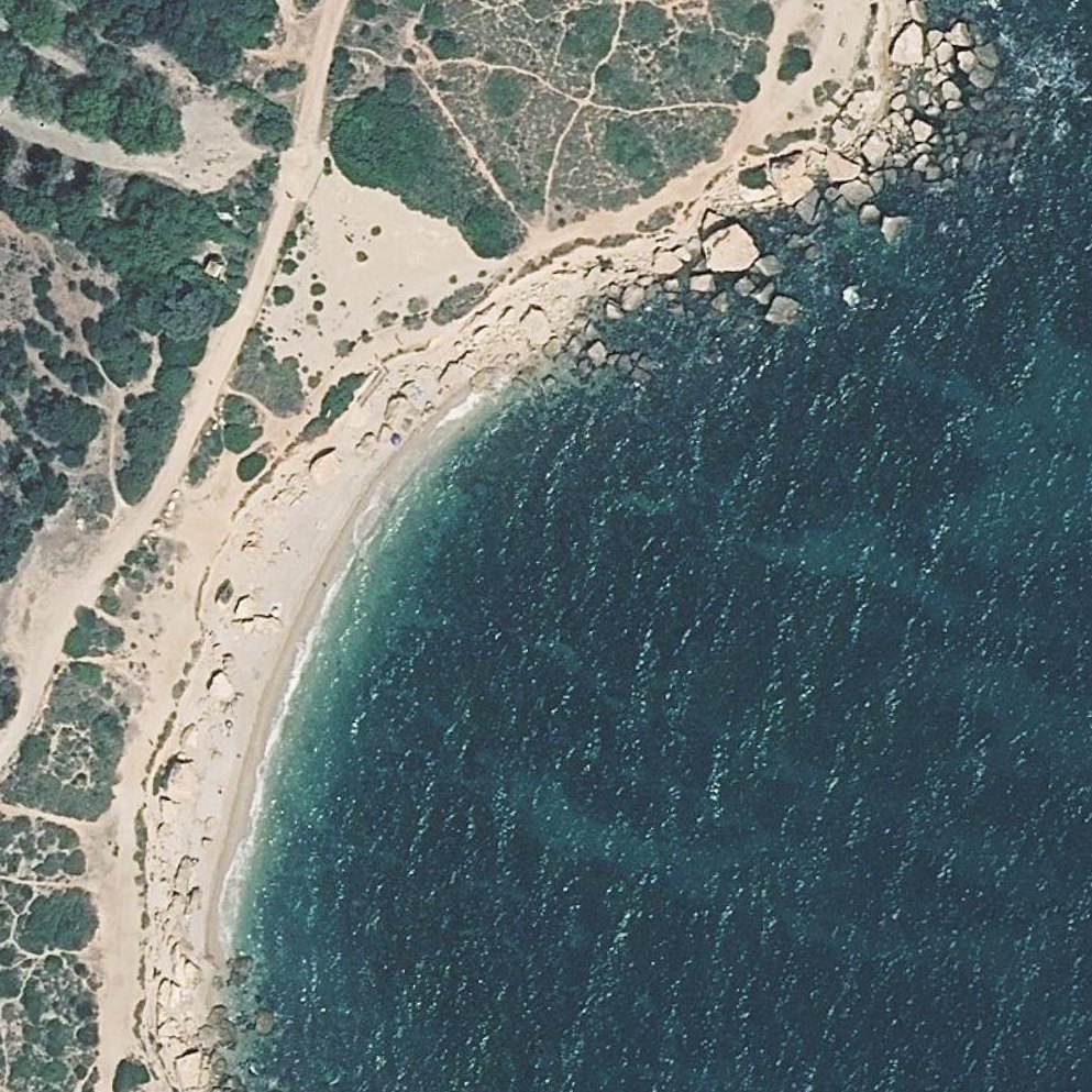 Aerial map of Cala de Sòl de Riu