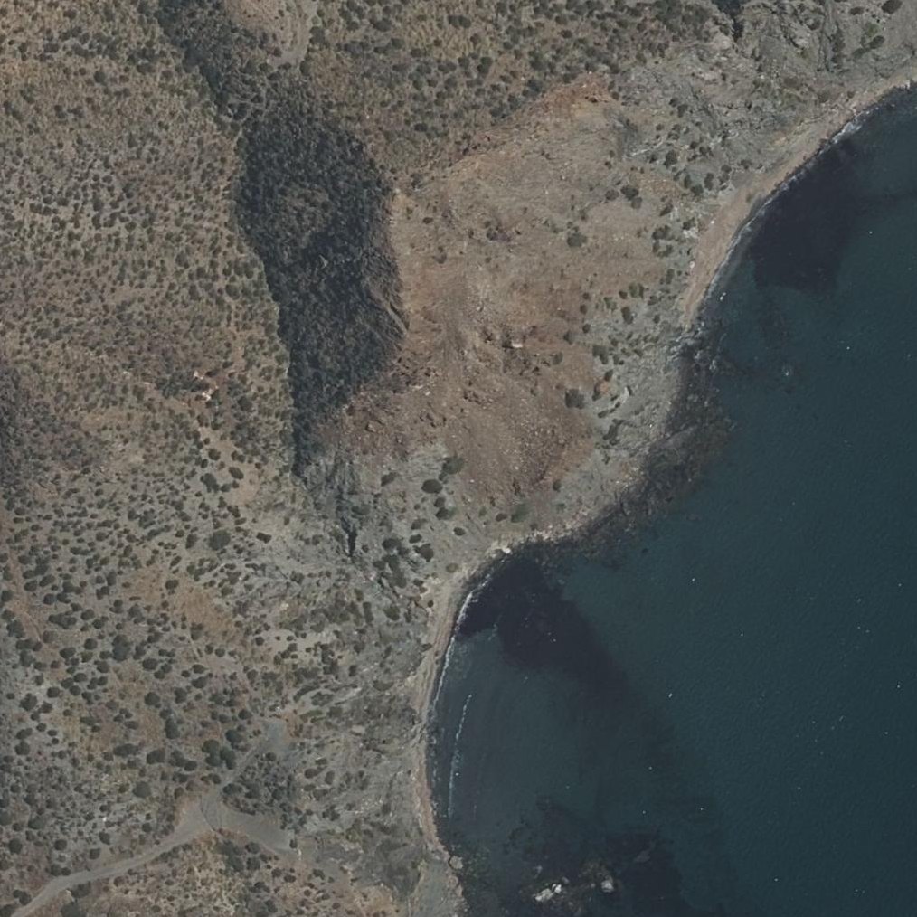 Aerial map of Cala del Ciscar