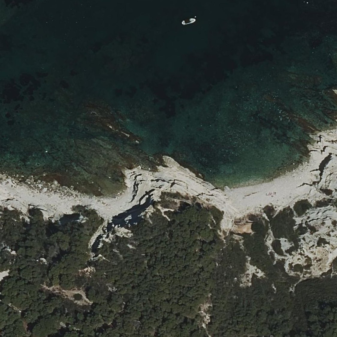 Aerial map of Cala del Francés