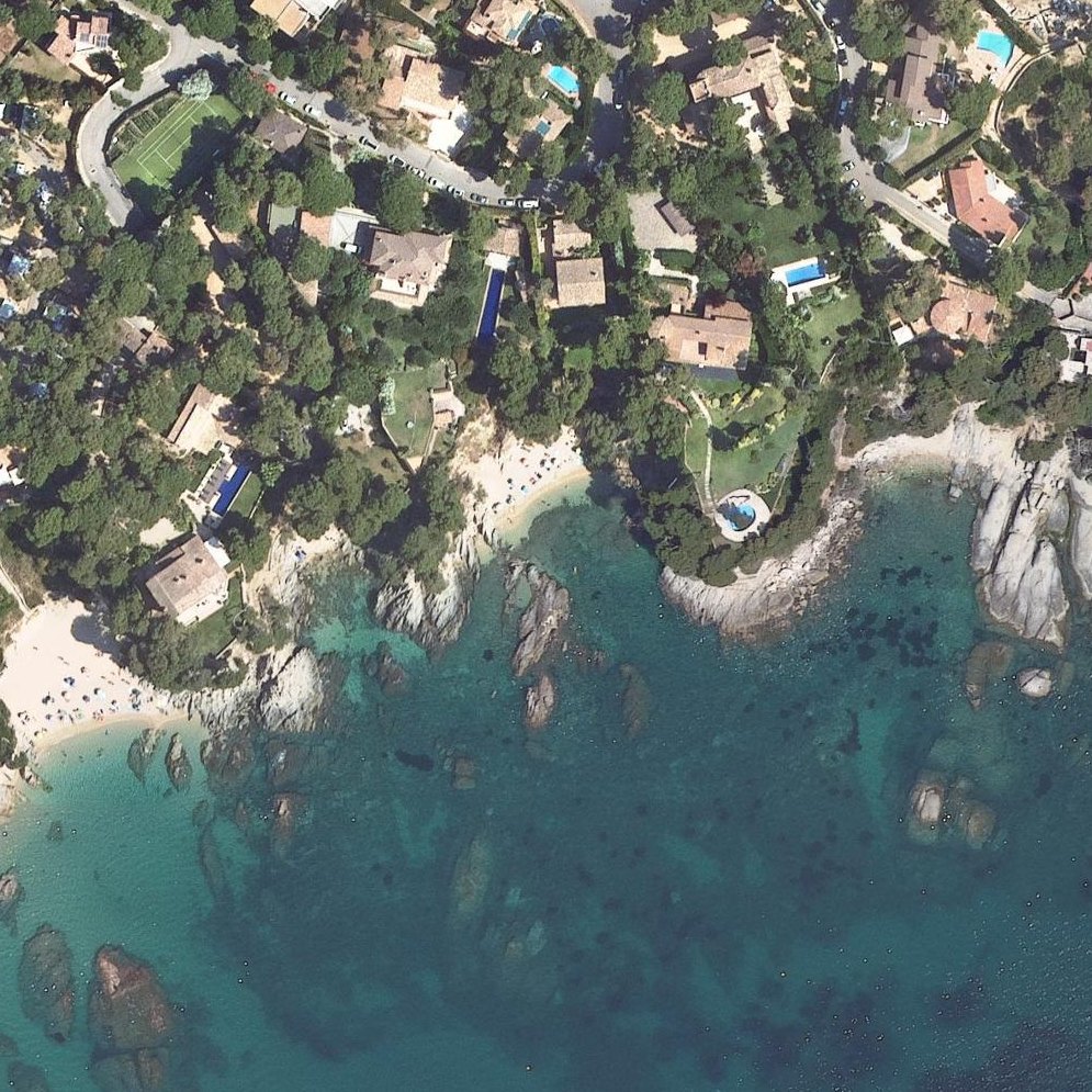 Aerial map of Cala Del Paller
