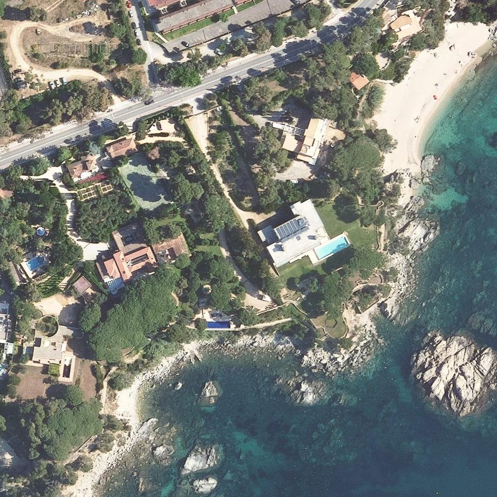 Aerial map of Cala Del Paller