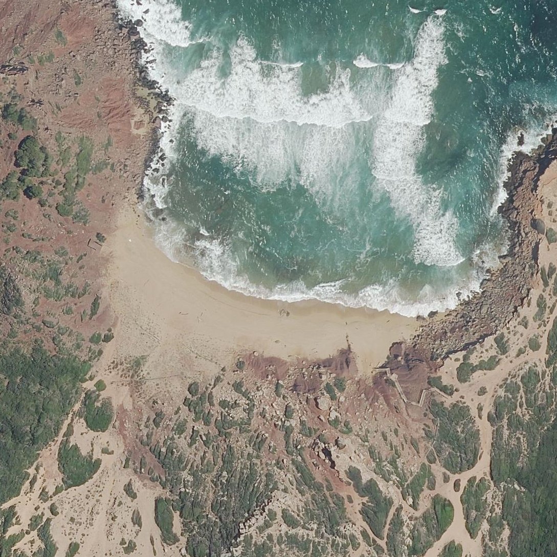 Aerial map of Cala del Pilar