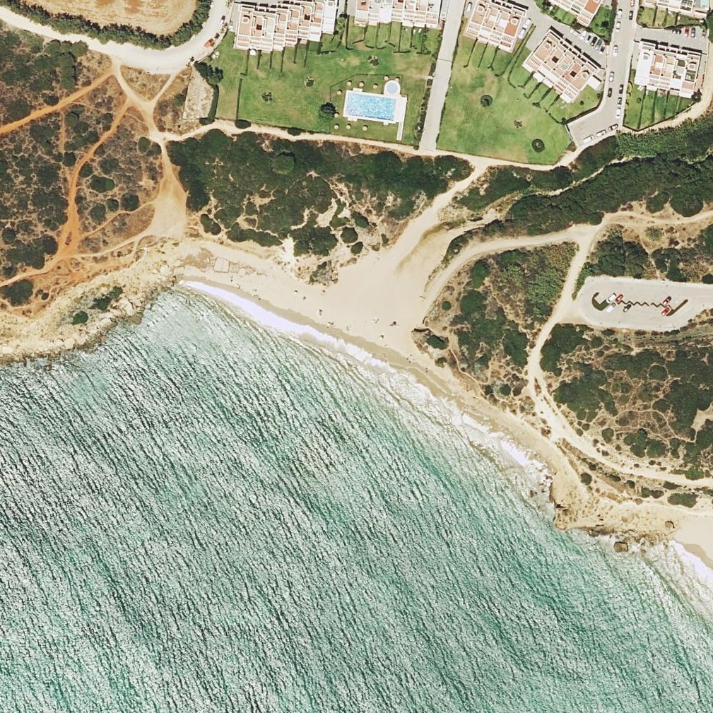 Aerial map of Cala del Puntalejo
