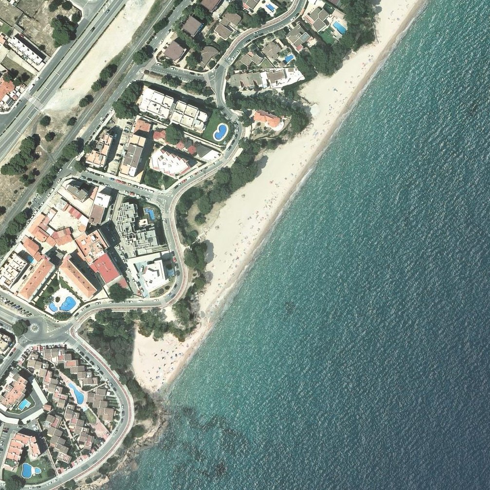 Aerial map of Cala dels Penyals