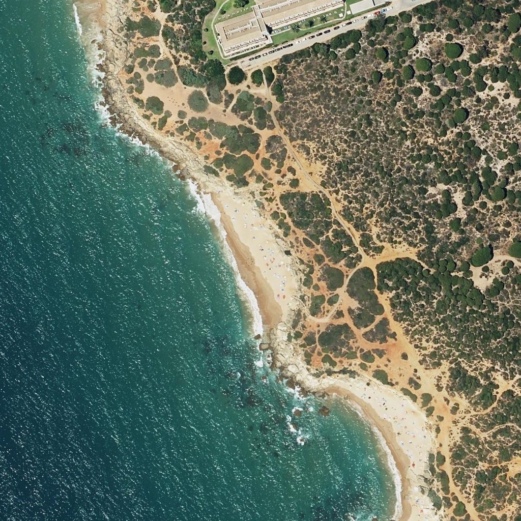 Aerial map of Cala El Frailecillo