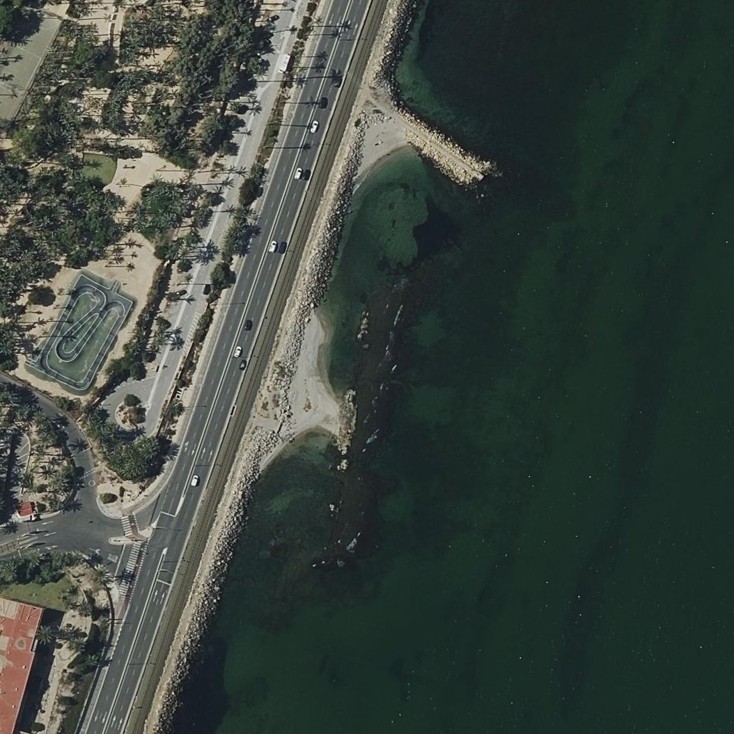 Aerial map of Cala El Palmeral