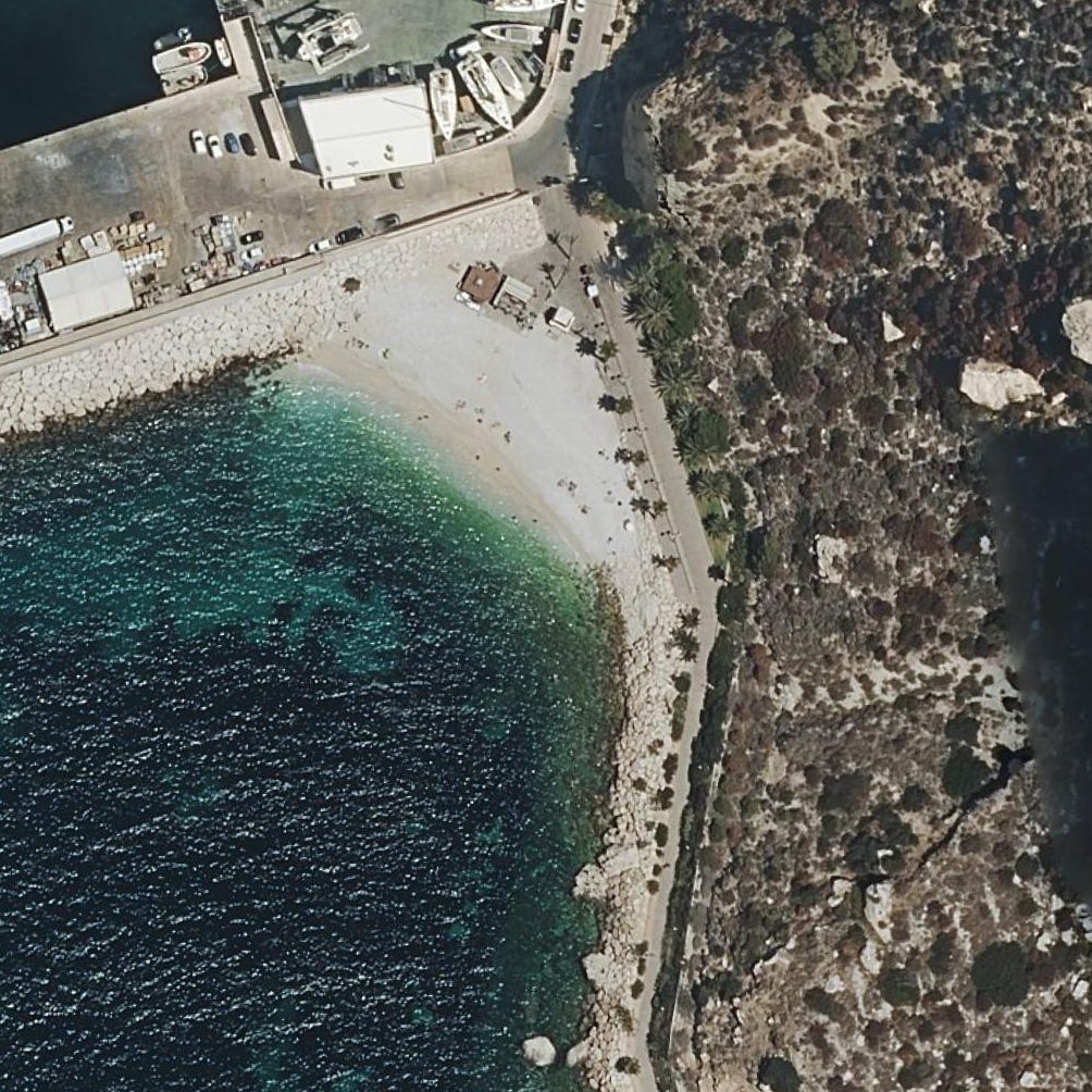 Aerial map of Cala el Racó