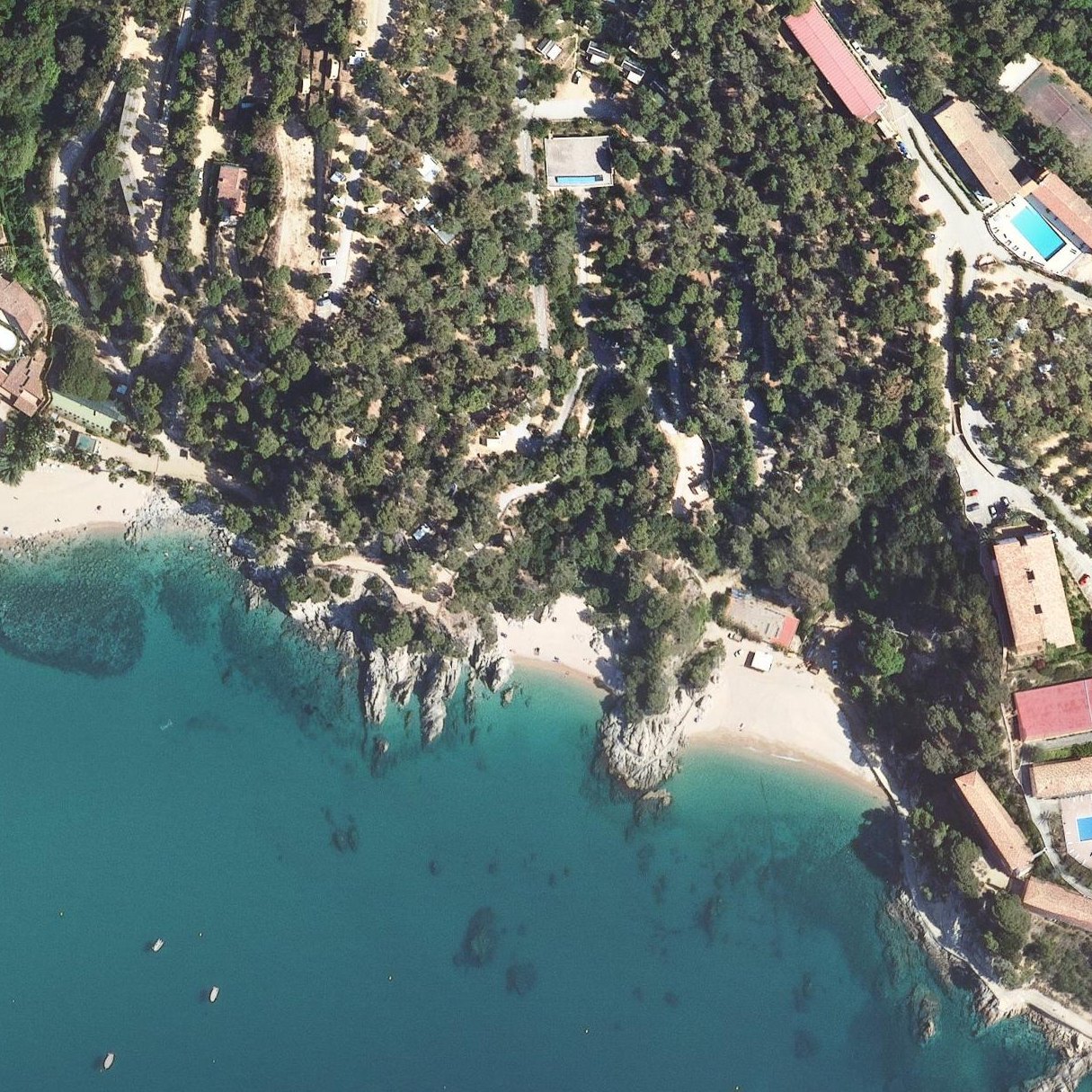 Aerial map of Cala Figuera