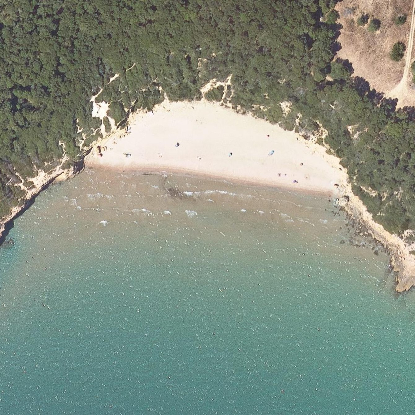 Aerial map of Cala Fonda