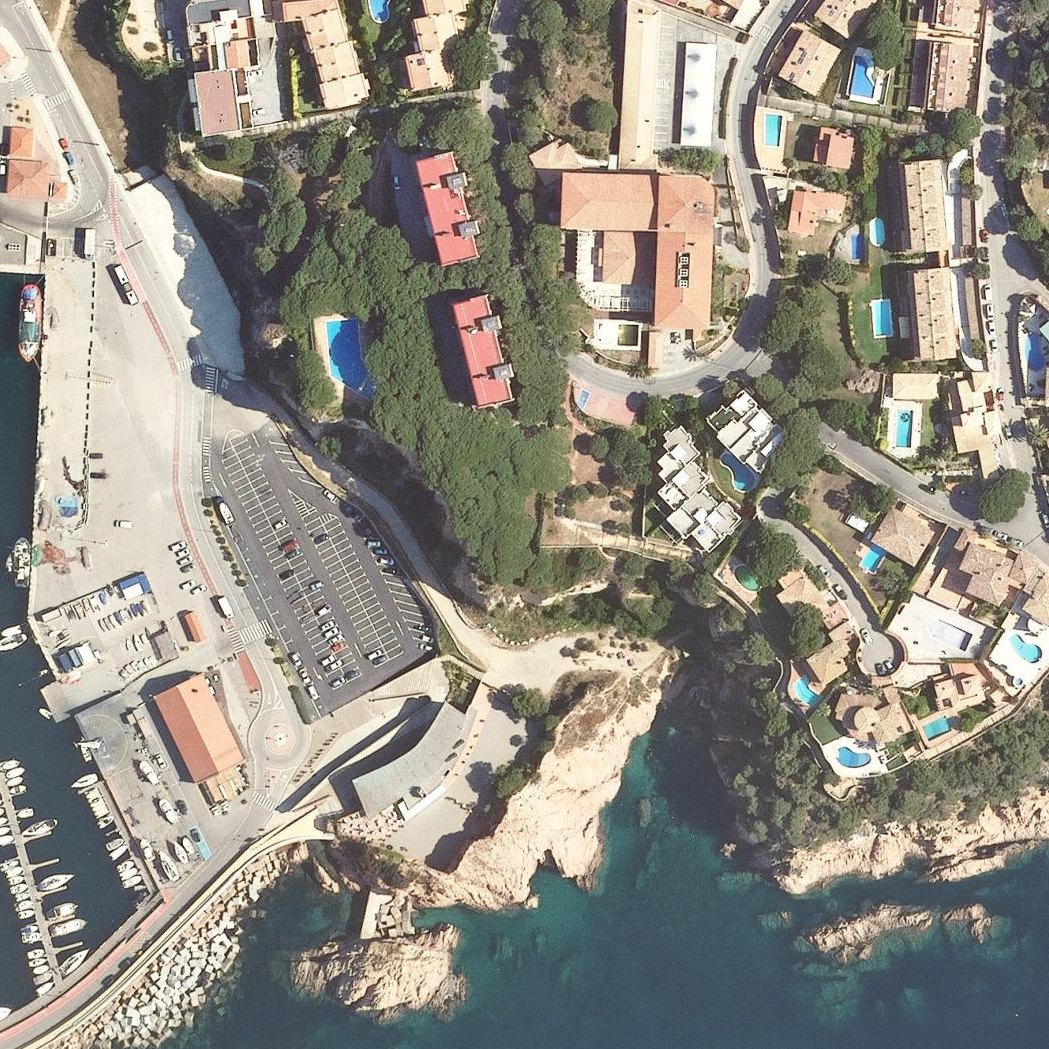 Aerial map of Cala Jonca