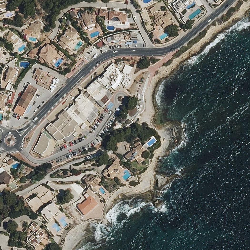 Aerial map of Cala L'Andragó