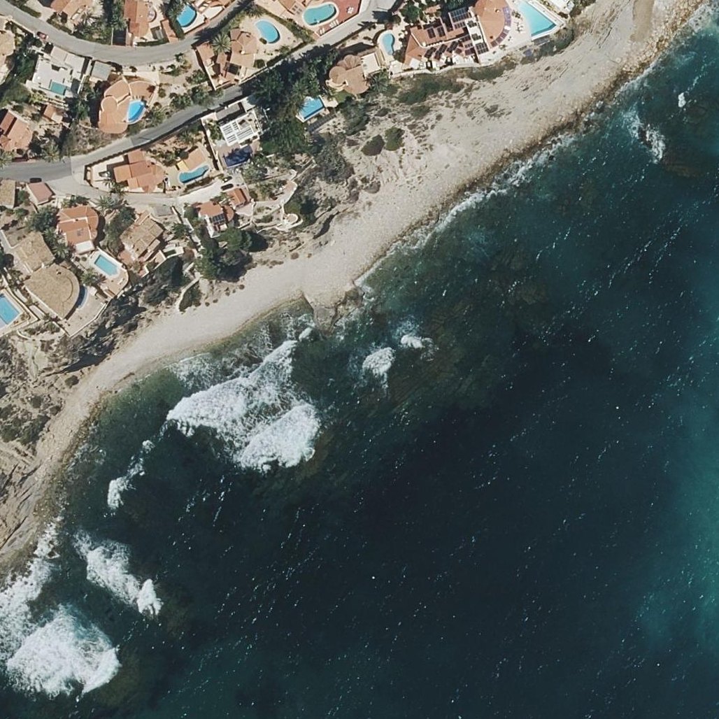 Aerial map of Cala les Urques