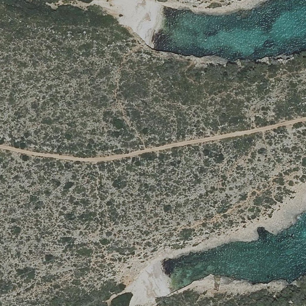 Aerial map of Cala Magraner