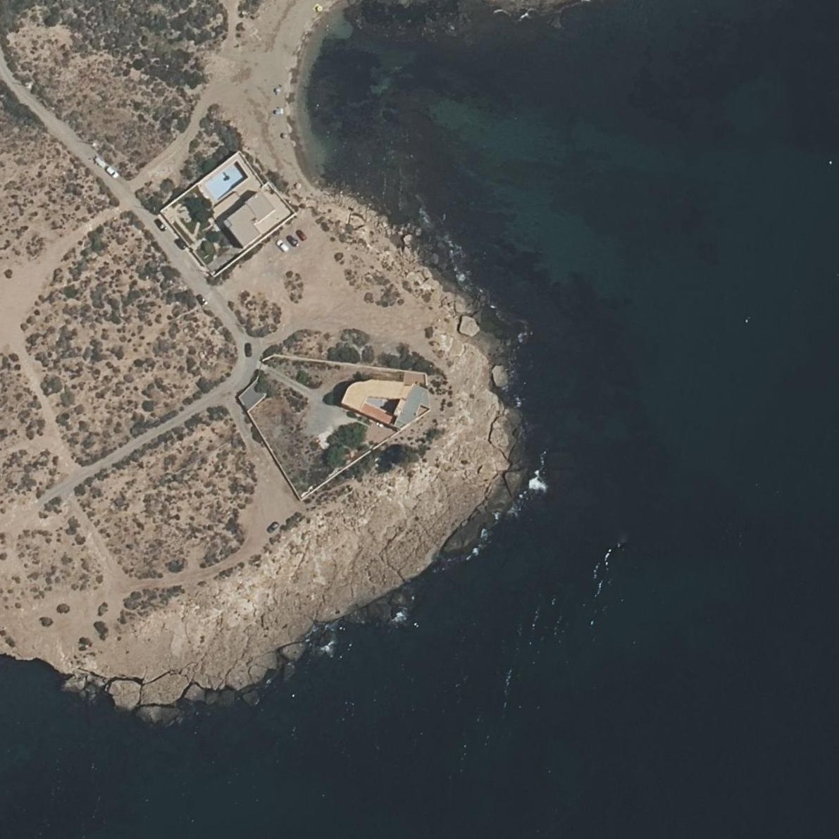 Aerial map of Cala Mijo