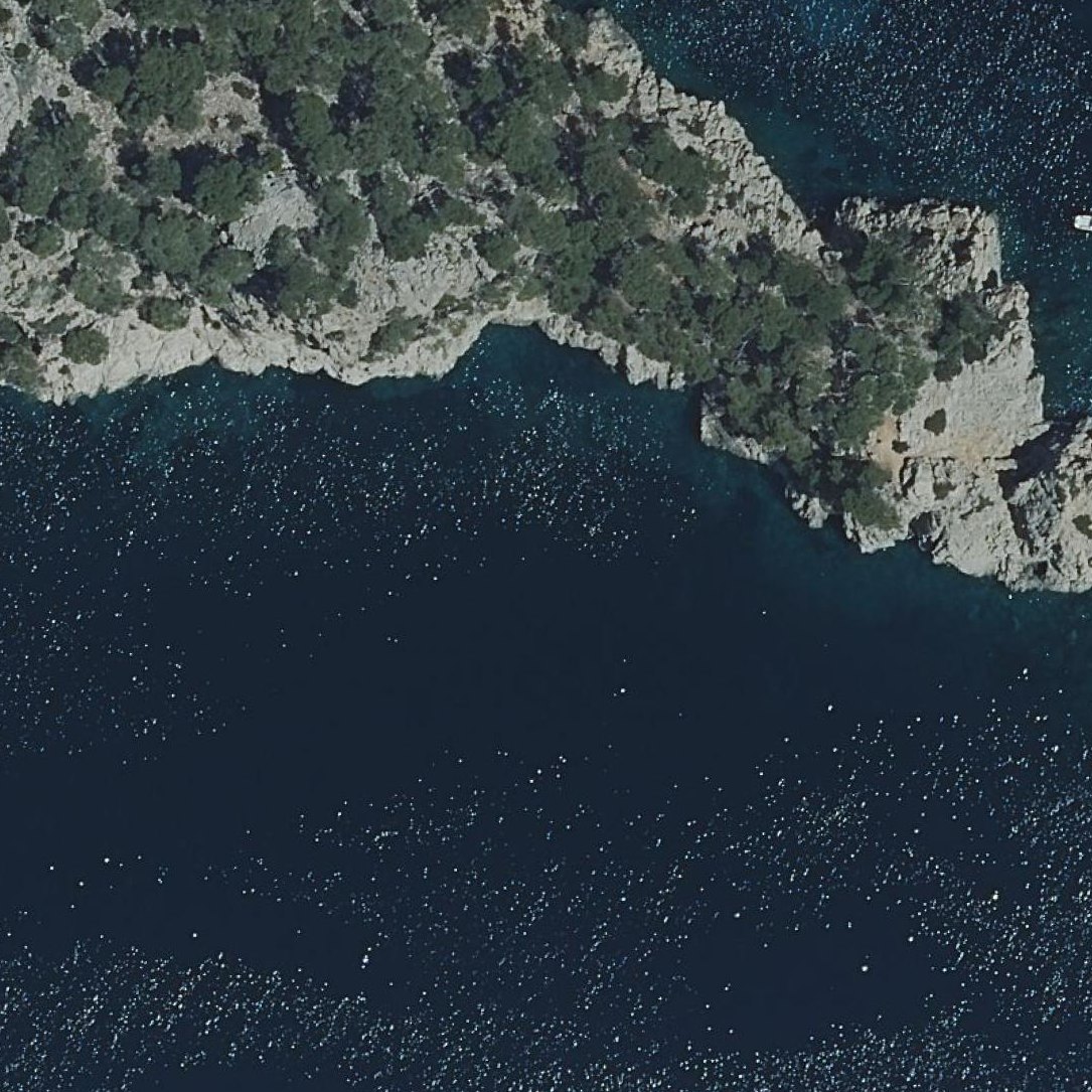 Aerial map of Cala Murta