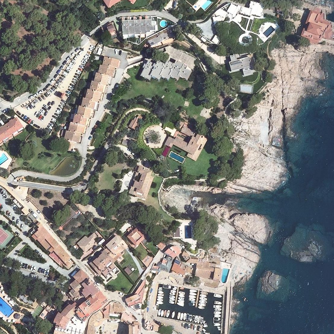 Aerial map of Cala n'Estasia