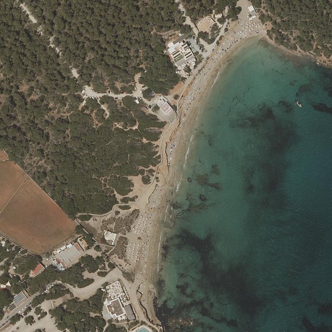 Aerial map of Cala Nova