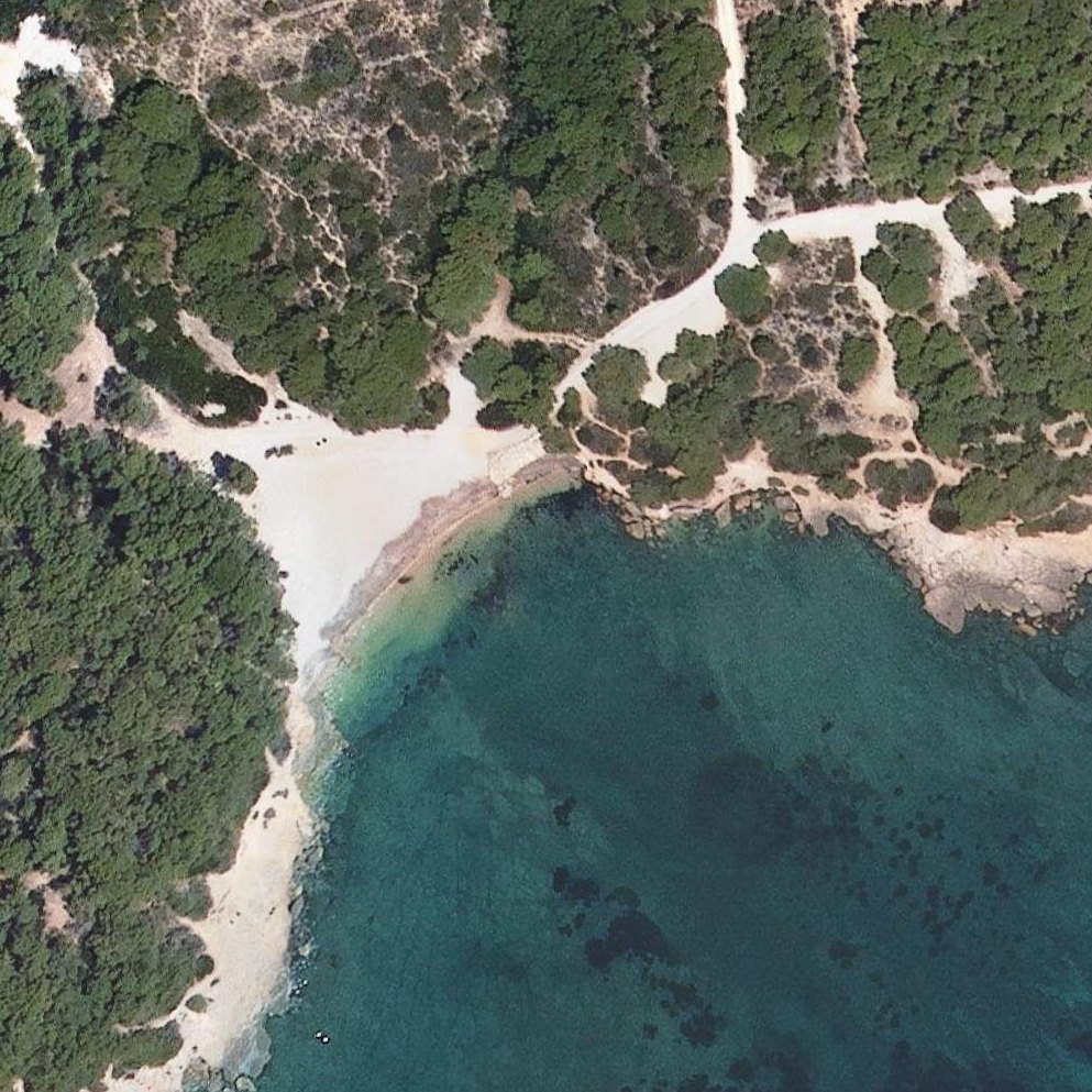 Aerial map of Cala Port Olivet