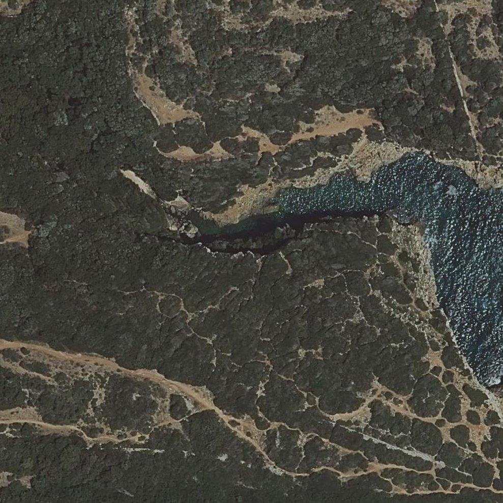 Aerial map of Cala Rafalet