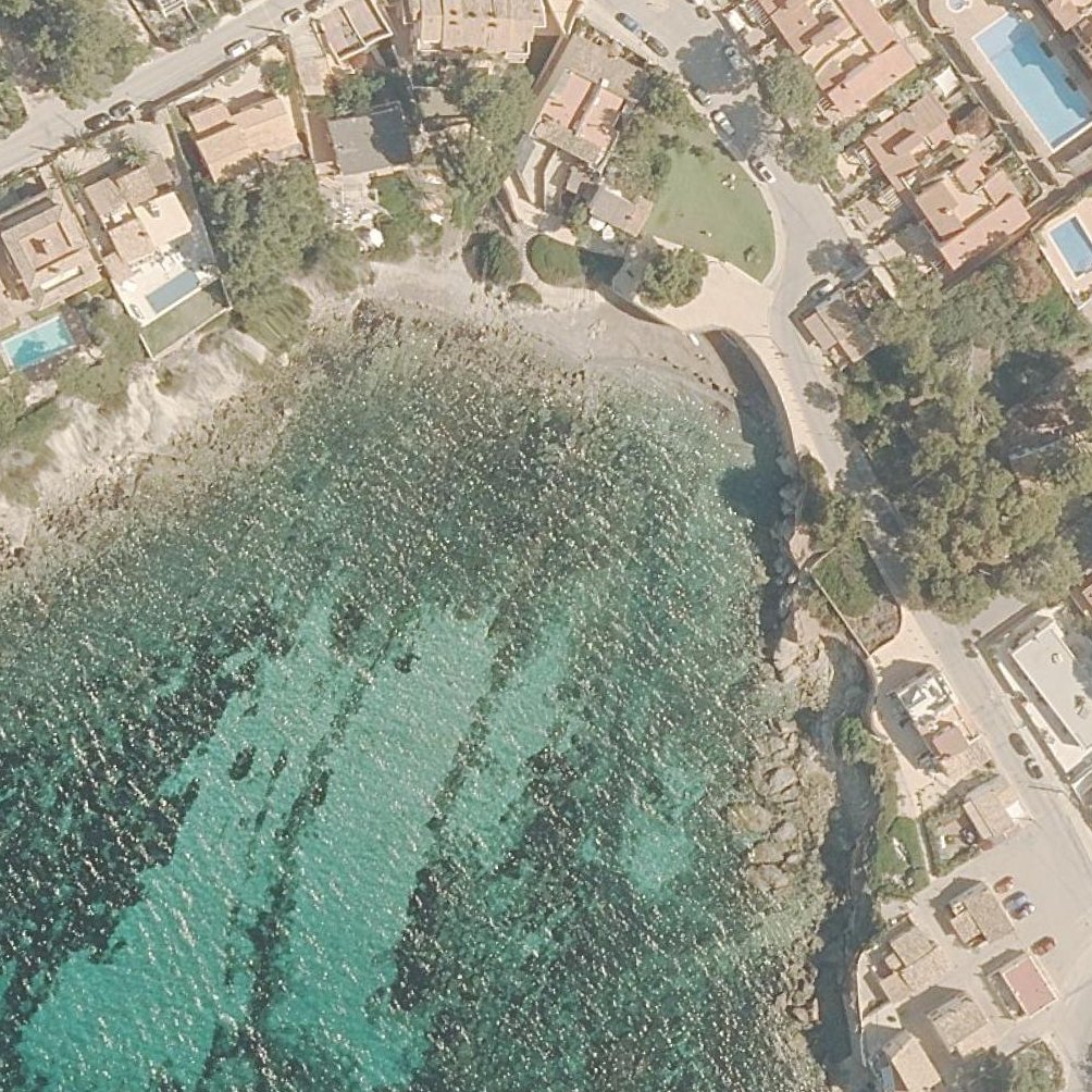 Aerial map of Cala S'Algar