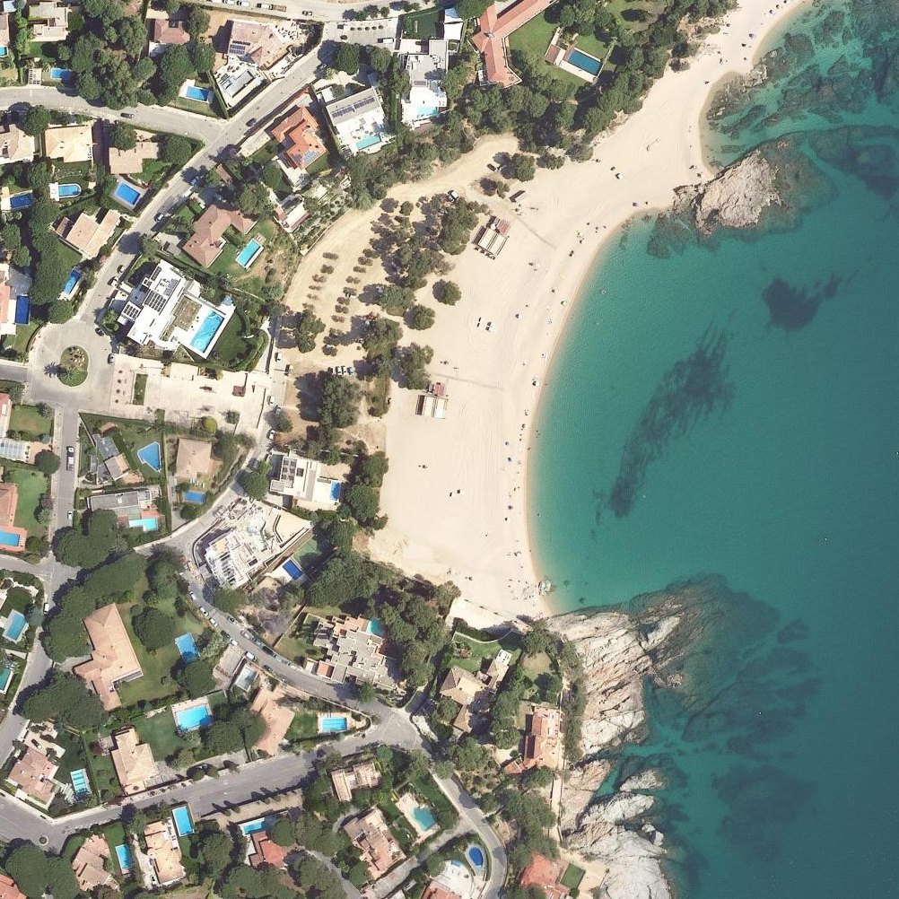 Aerial map of Cala Sa Conca