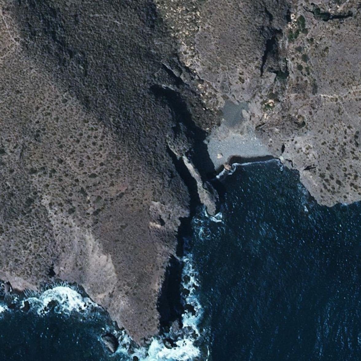 Aerial map of Cala Sorbas