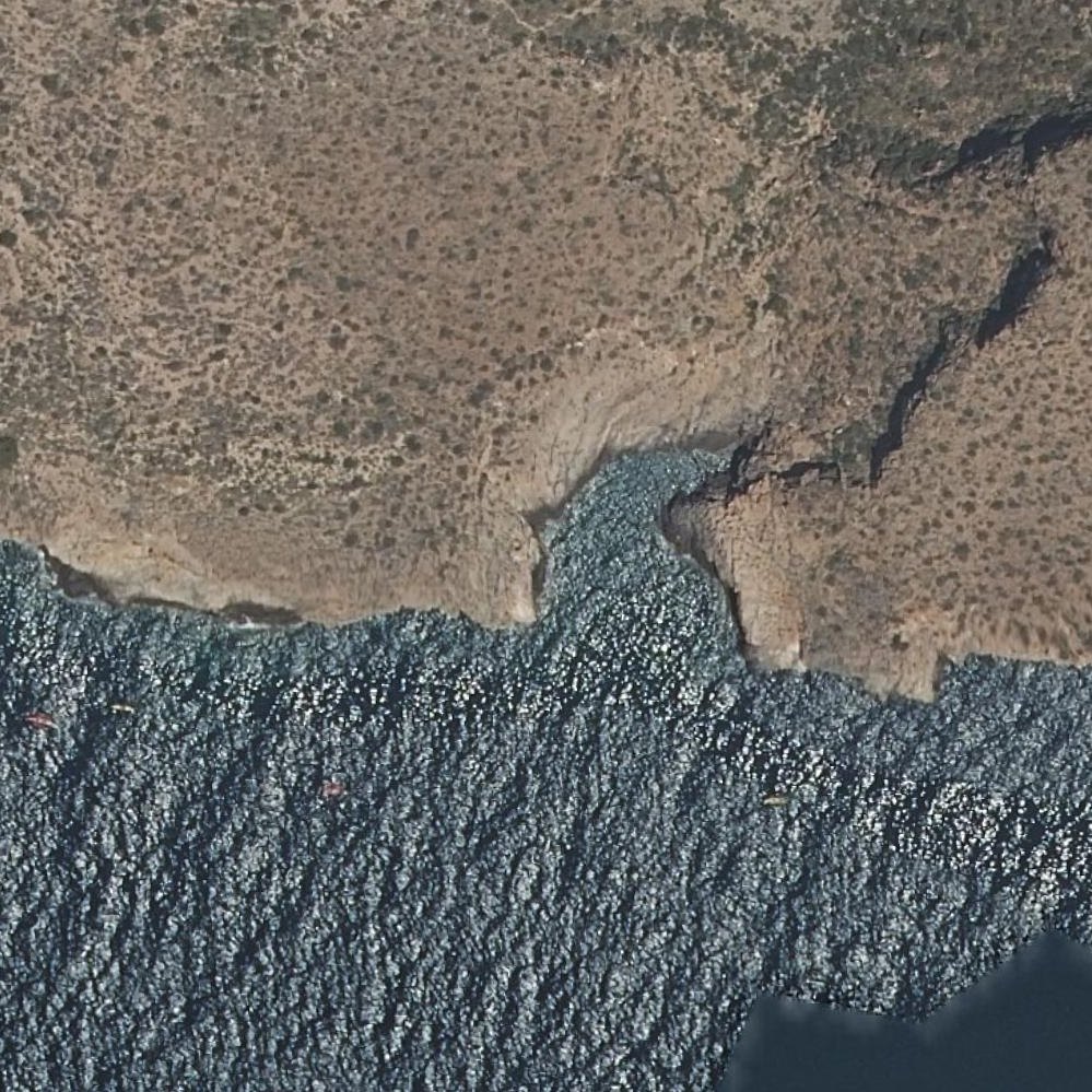 Aerial map of Cala Tocino