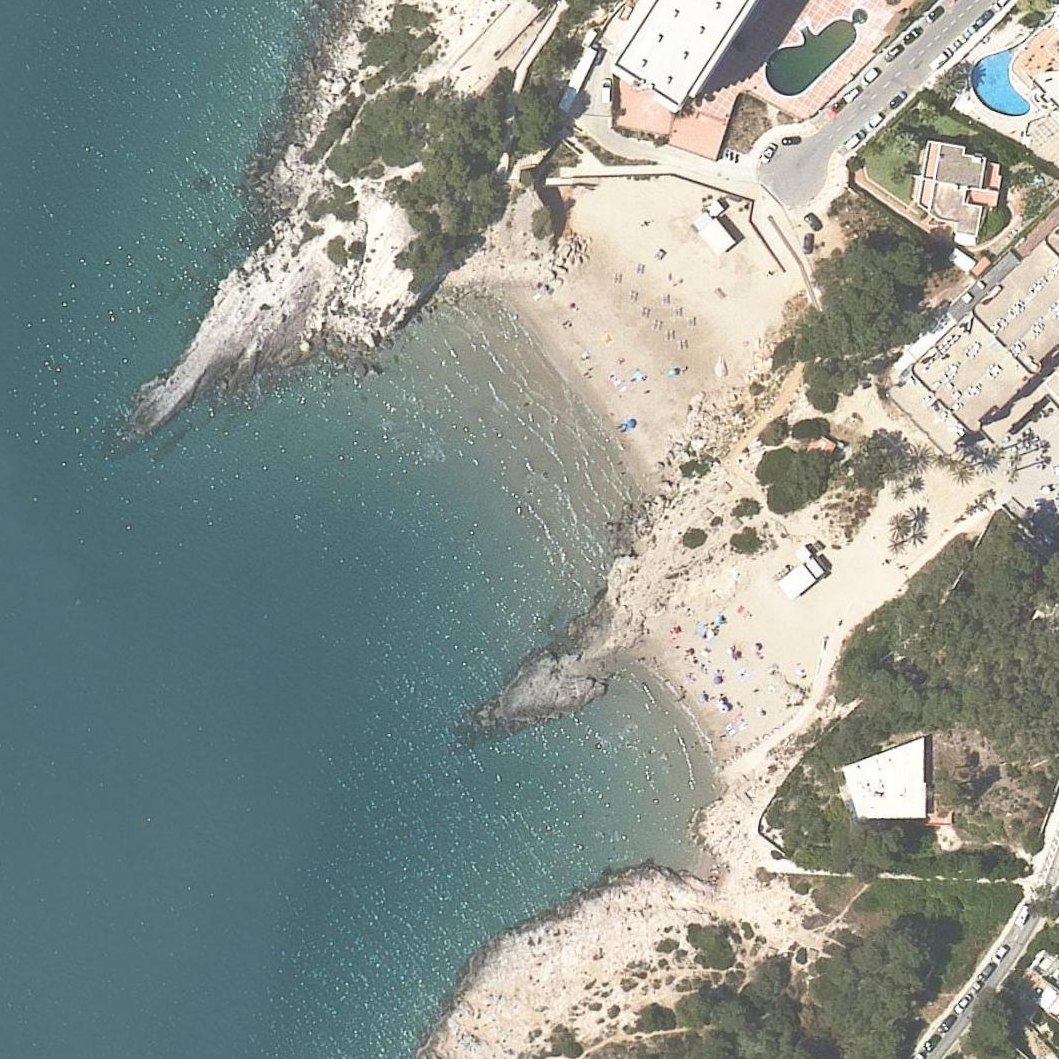 Aerial map of Cala-Vinya
