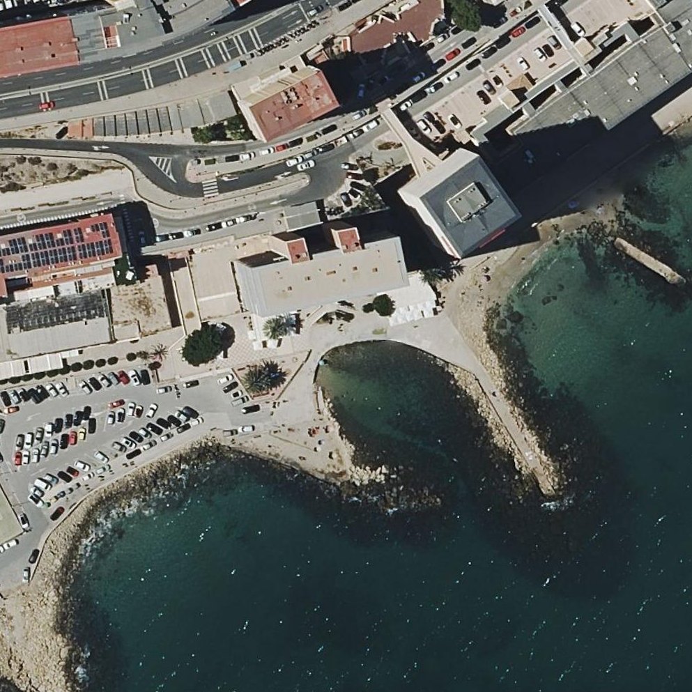 Aerial map of Calas de Alicante