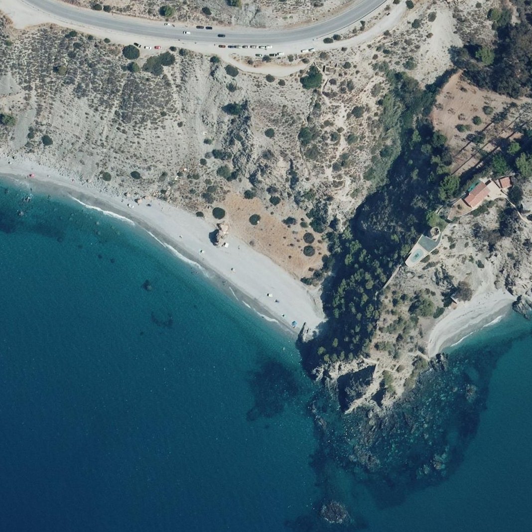 Aerial map of Calas Torre del Pino
