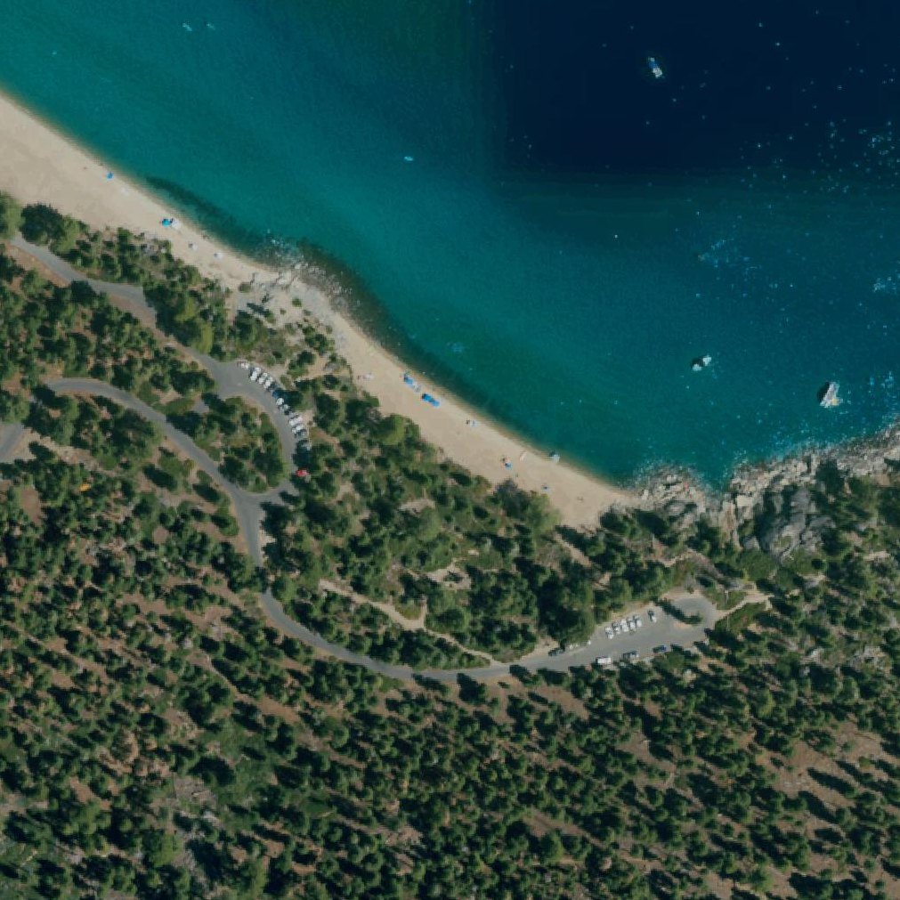 Aerial map of Calawee Cove Beach