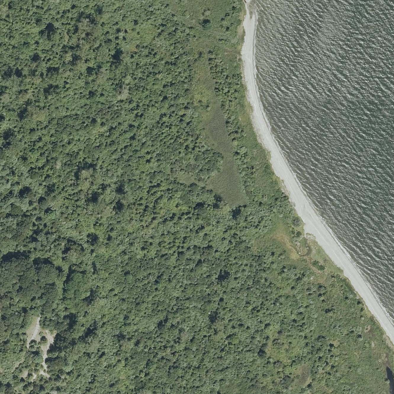 Aerial map of Calf Pasture Point Beach