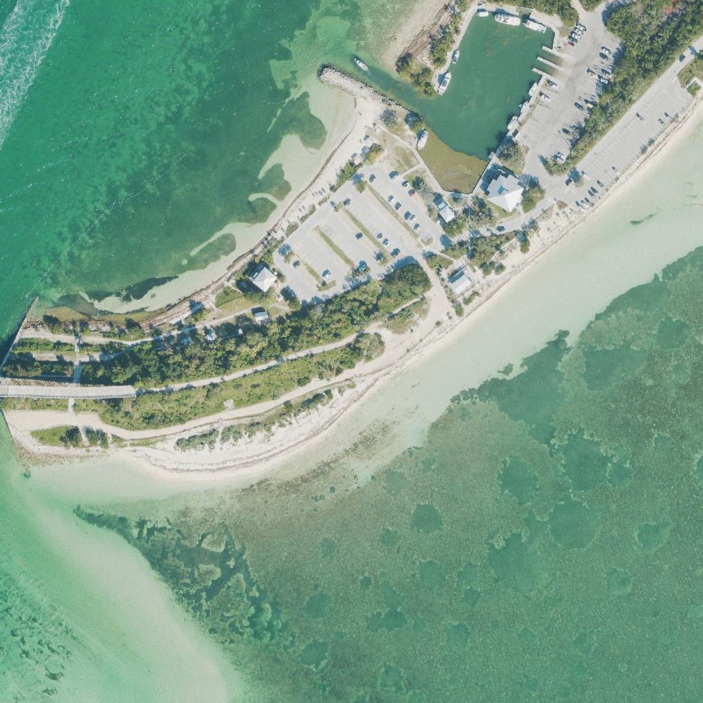 Aerial map of Calusa Beach