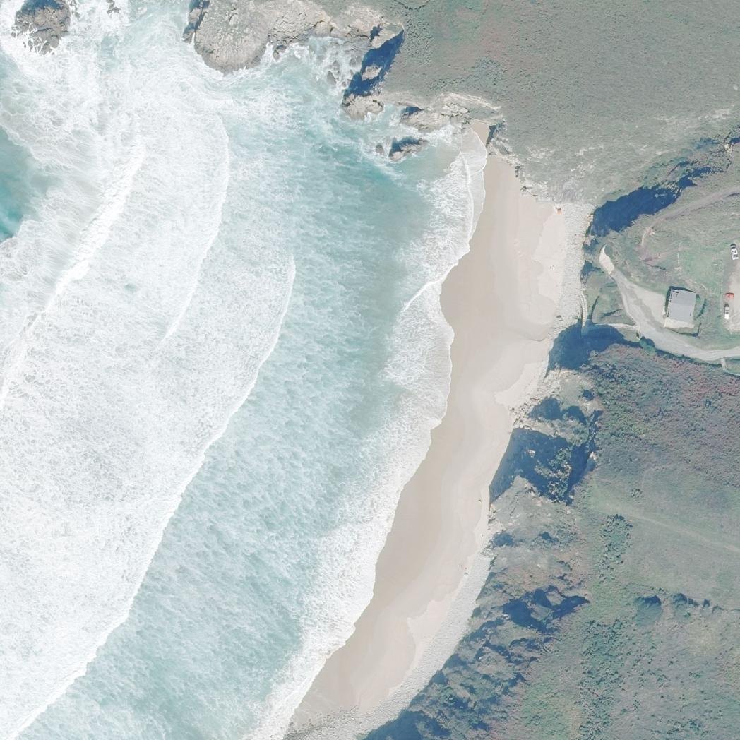 Aerial map of Campelo Beach