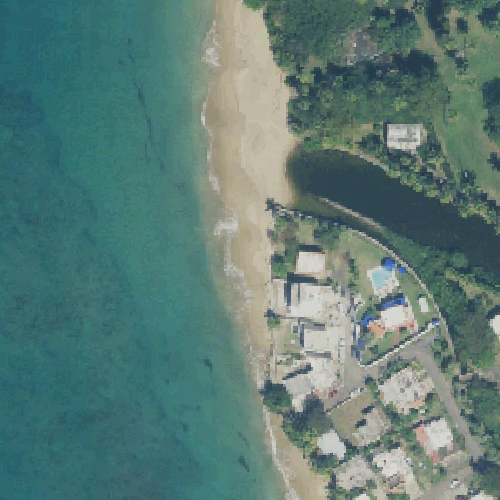 Aerial map of Canal Beach