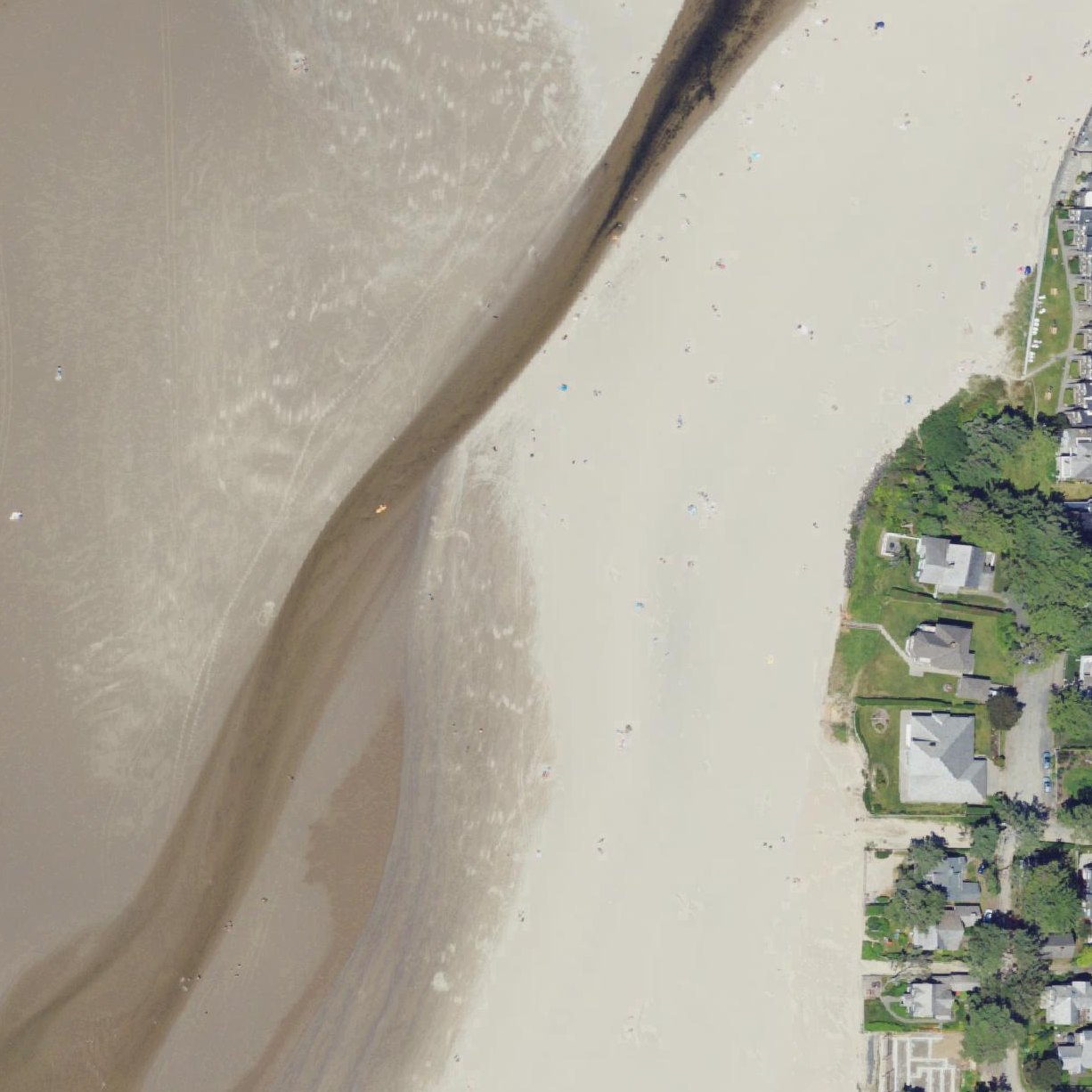 Aerial map of Cannon Beach