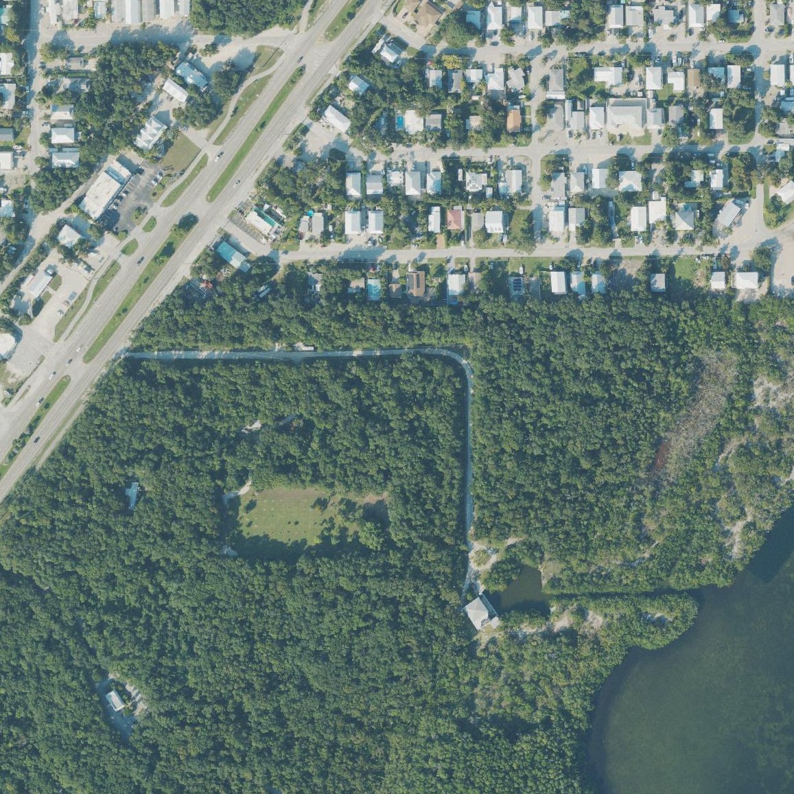 Aerial map of Cannon Beach