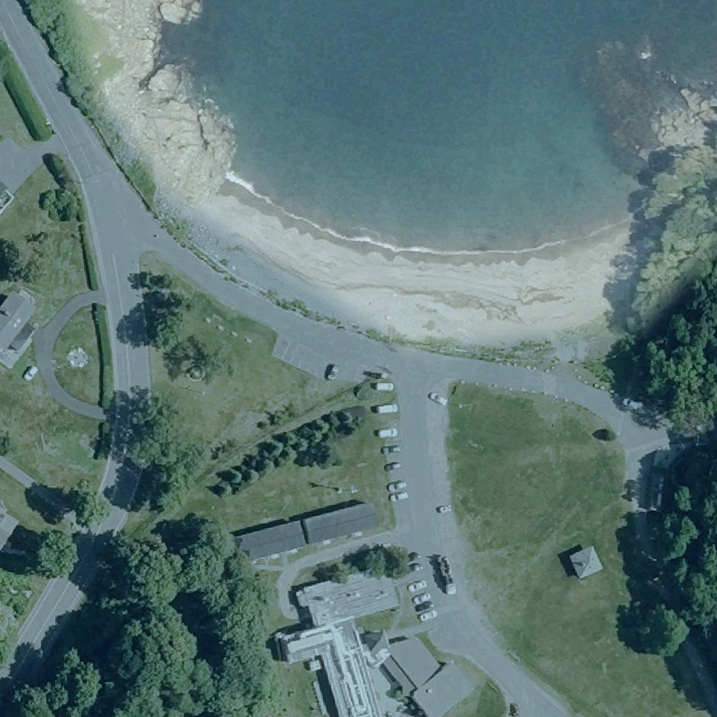 Aerial map of Canoe Beach