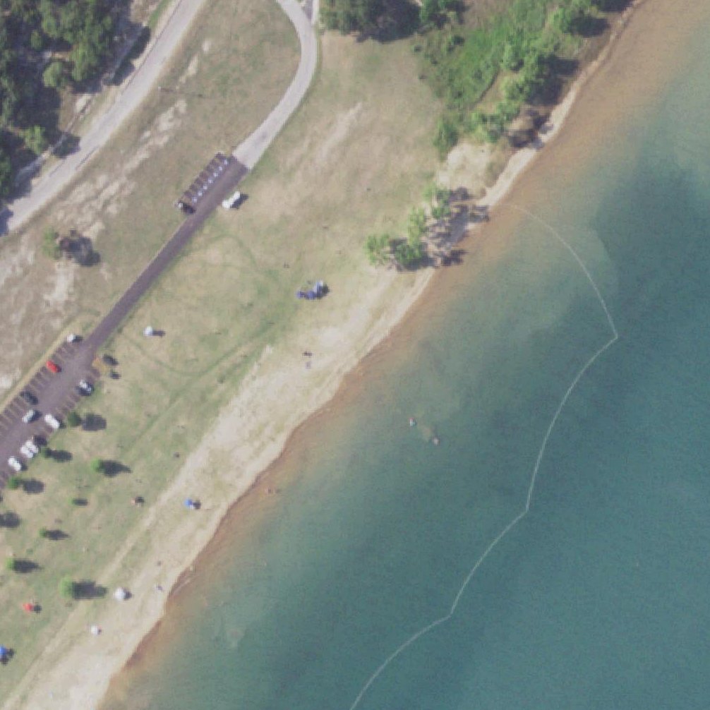 Aerial map of Canyon Park Swim Beach #1