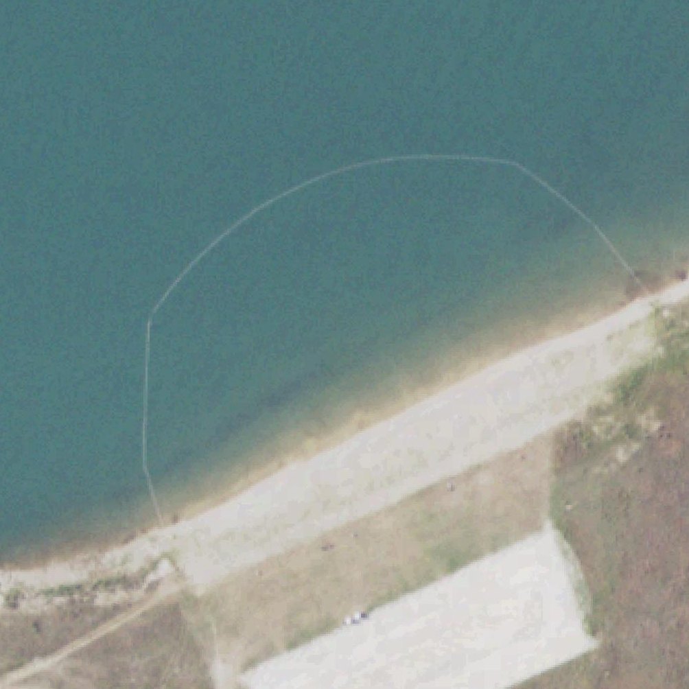 Aerial map of Canyon Swim Beach #2