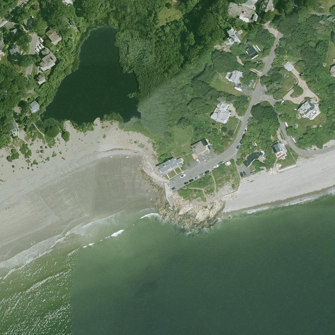 Aerial map of Cape Hedge Beach