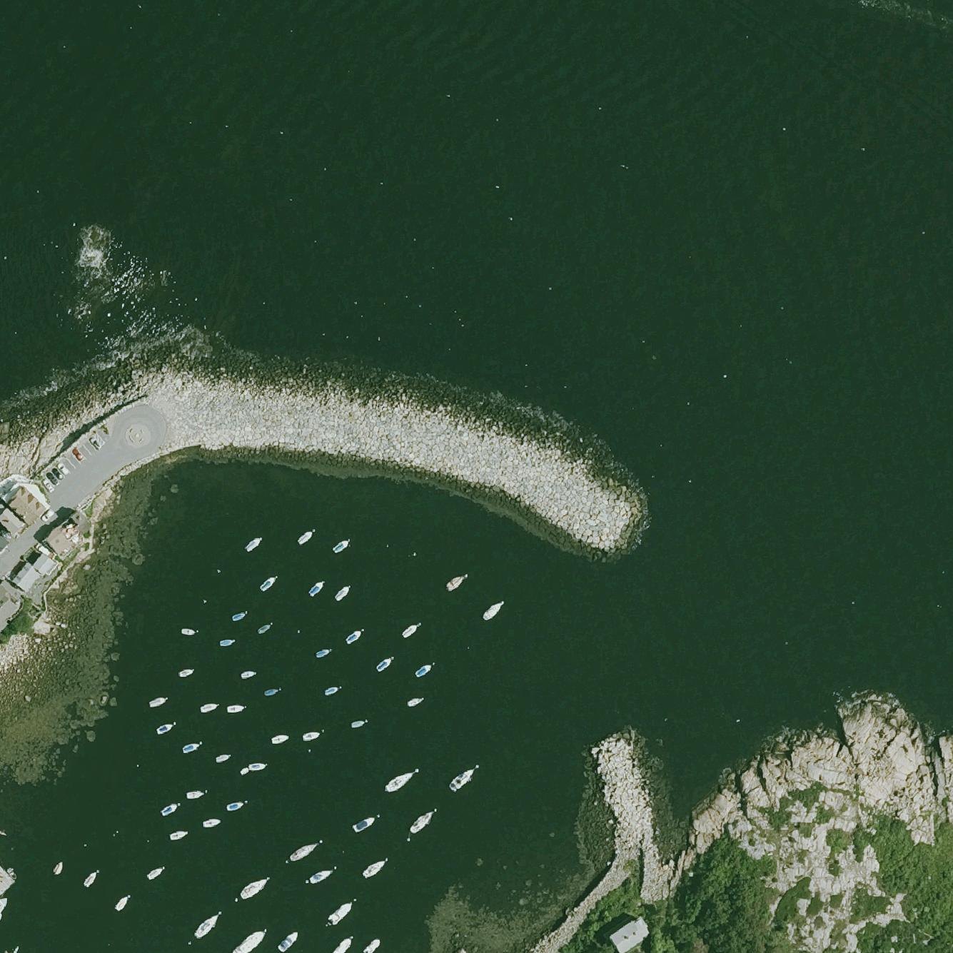 Aerial map of Cape Hedge Beach