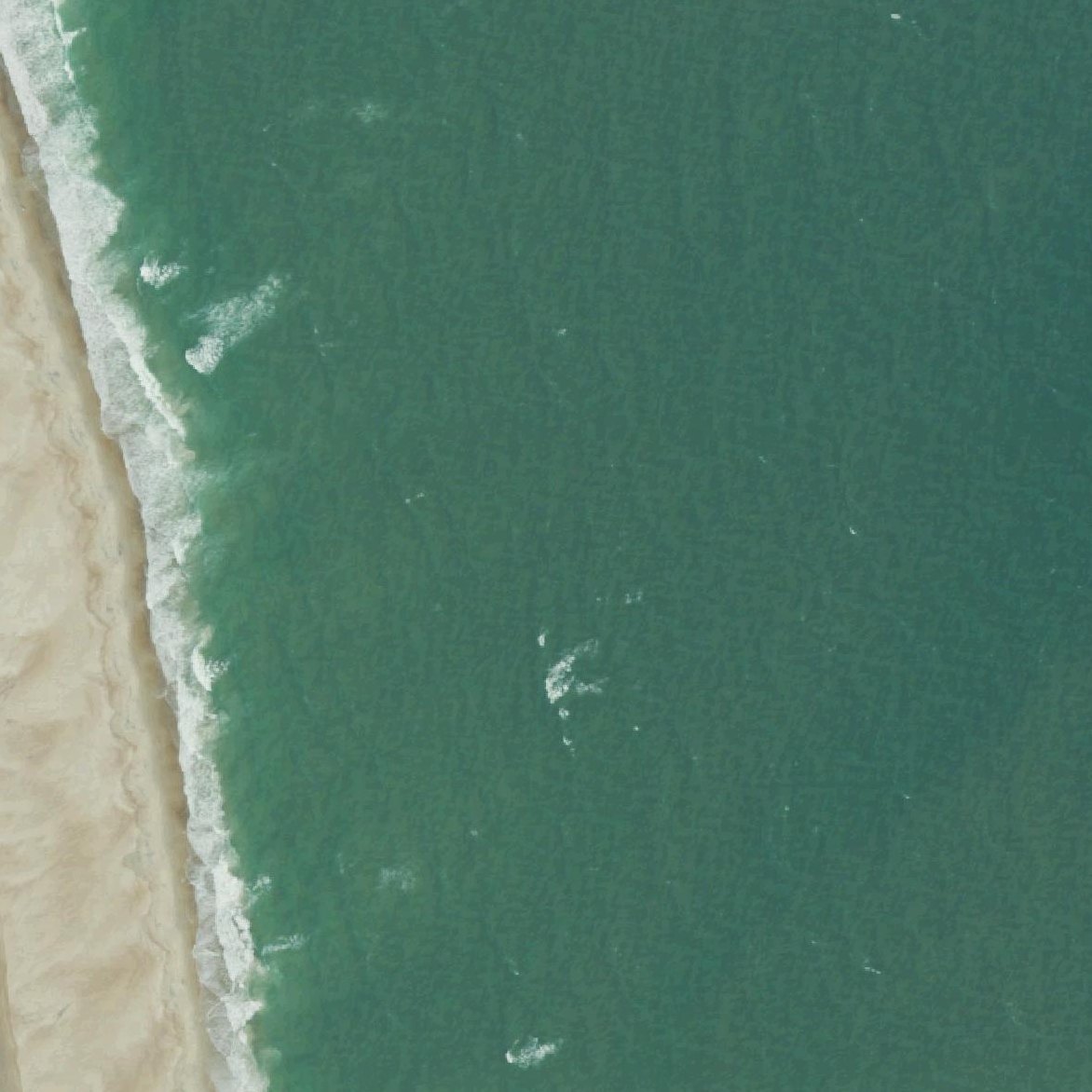 Aerial map of Cape Lookout Shoals