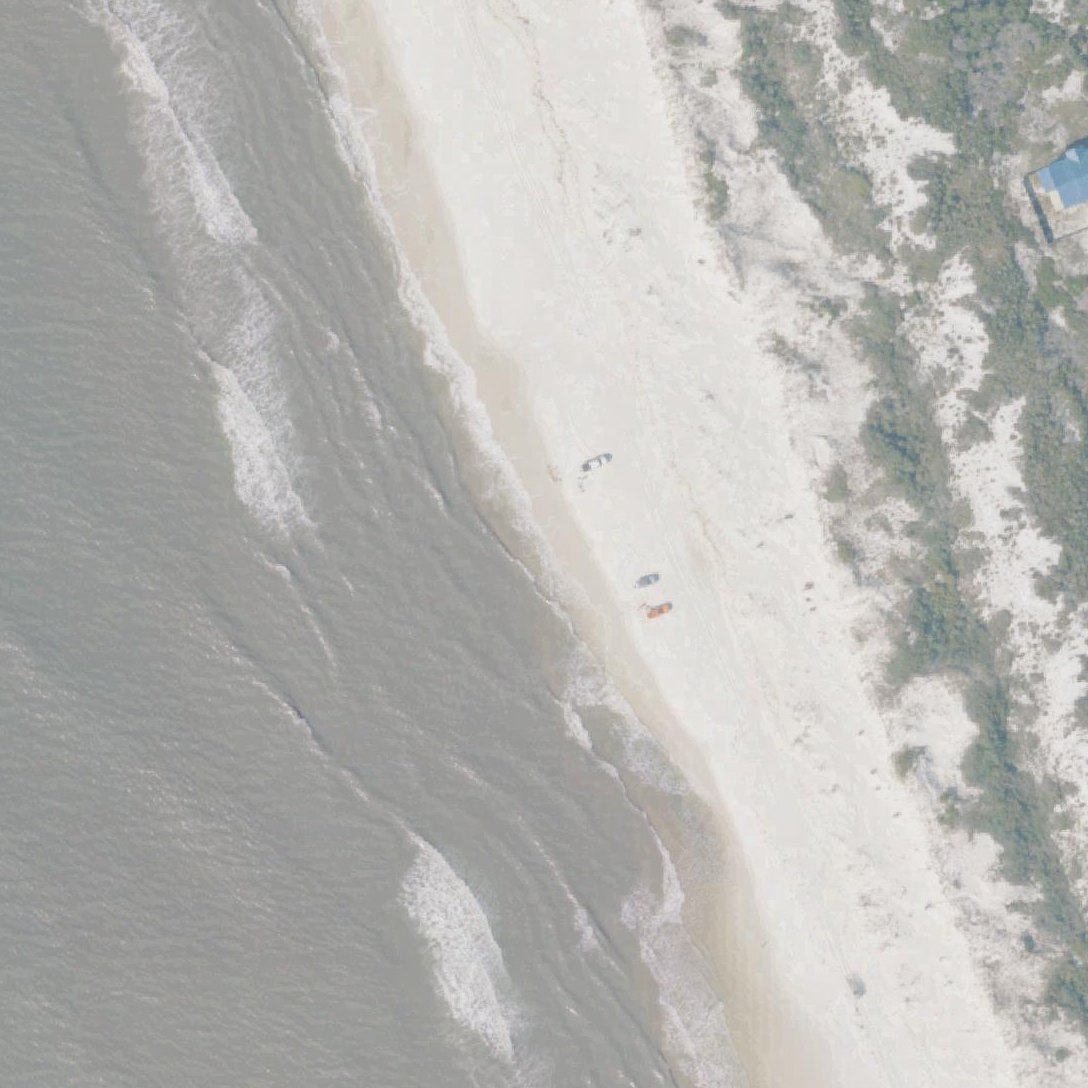 Aerial map of Cape San Blas