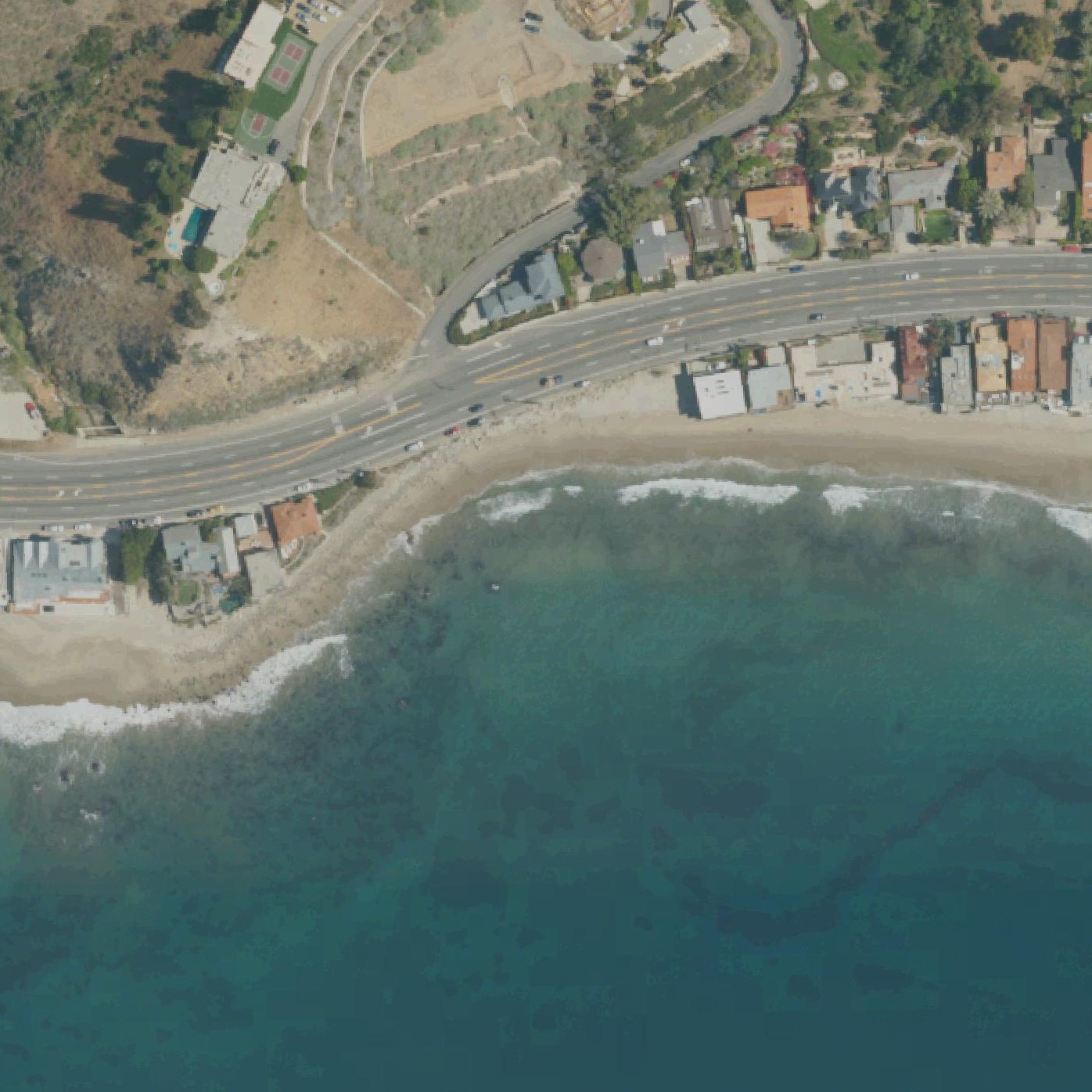 Aerial map of Carbon - La Costa Beach Access