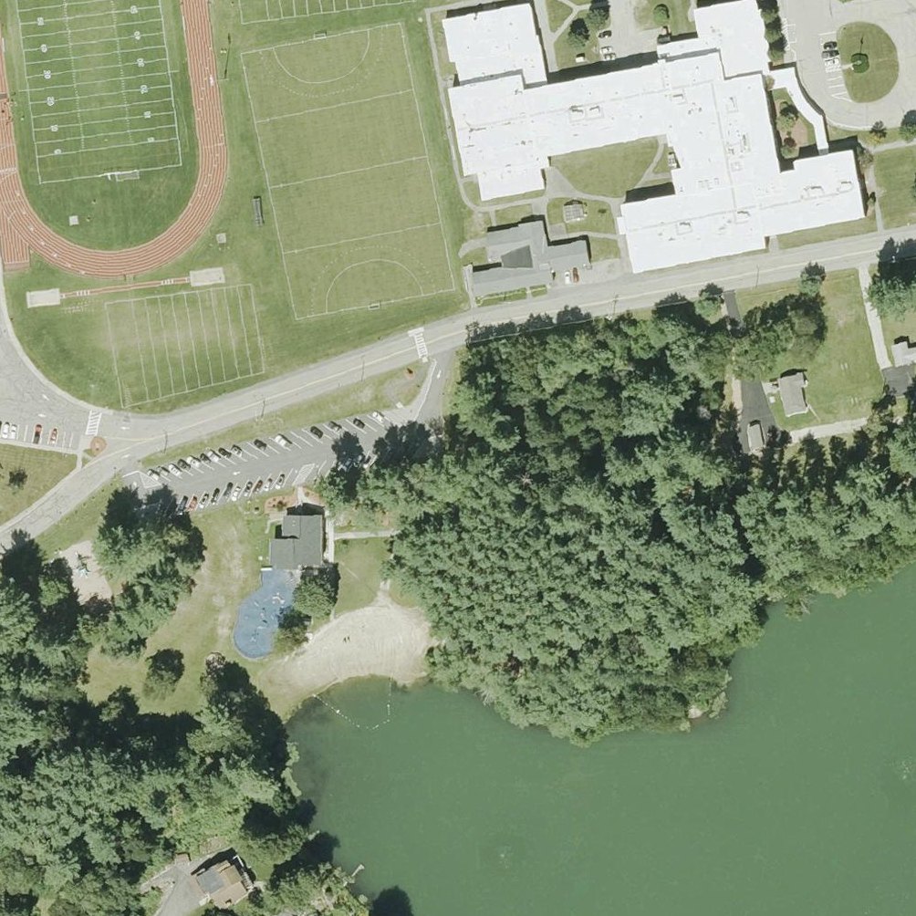 Aerial map of Carbuncle Beach