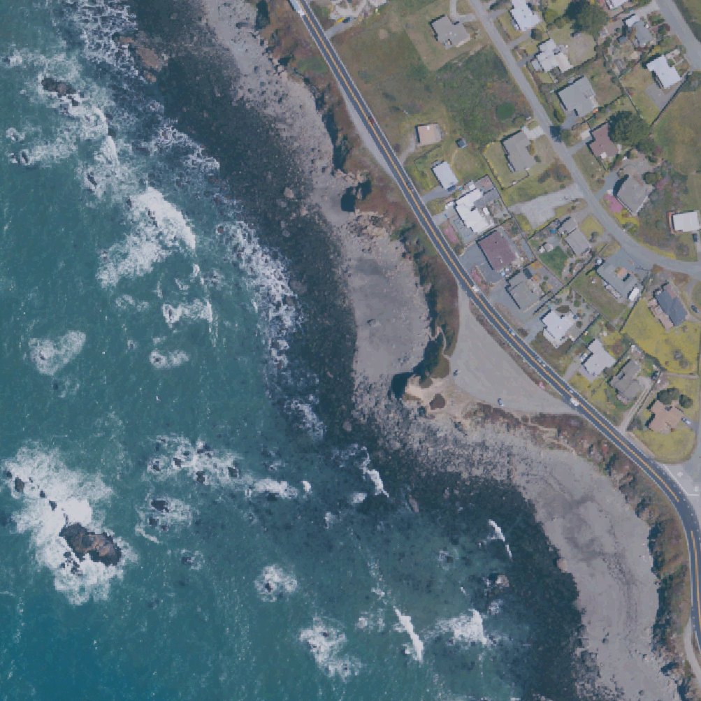 Aerial map of Carmet Beach